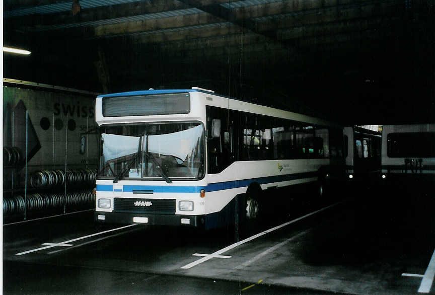 (091'402) - ZVB Zug - Nr. 109/ZG 54'619 - NAW/Hess (ex Nr. 99) am 1. Januar 2007 in Zug, Garage