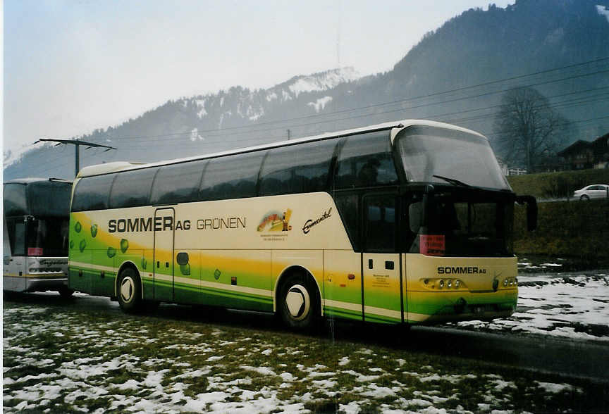 (091'419) - Sommer, Grnen - BE 26'938 - Neoplan am 7. Januar 2007 in Reichenbach, Flugplatz