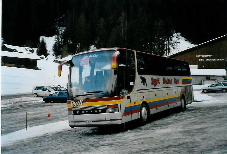 (091'507) - Dysli, Bern - Nr. 23/BE 28'435 - Setra (ex EvoBus, Kloten) am 7. Januar 2007 in Adelboden, Unter dem Birg