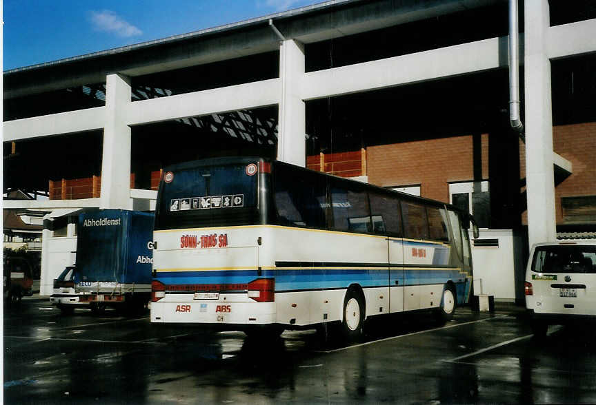 (091'600) - Sonn-Tras, Mezzovico - TI 35'447 - Setra am 7. Januar 2007 in Thun, Grabengut