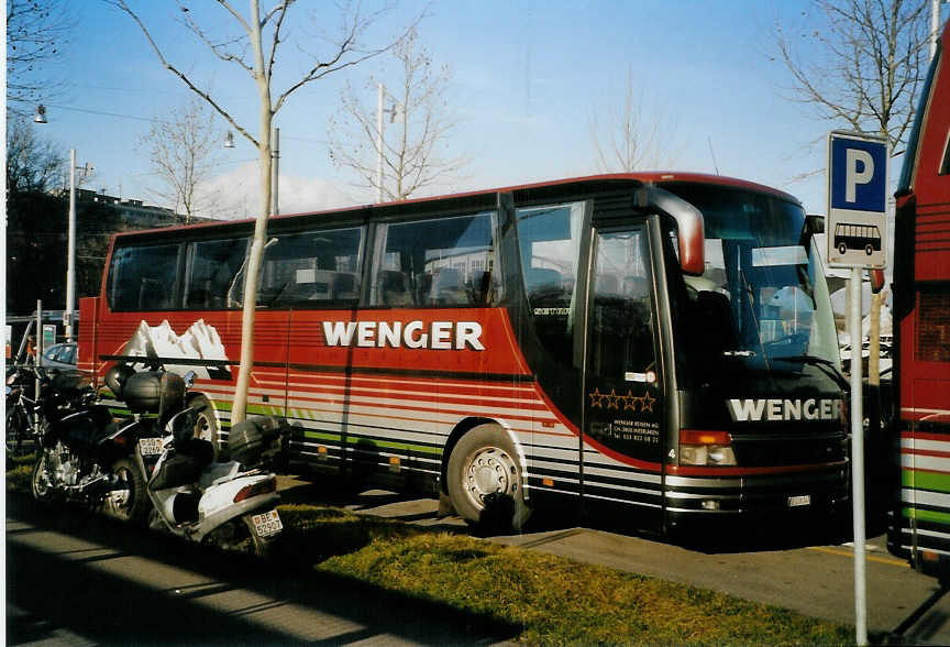 (091'627) - Wenger, Interlaken - Nr. 4/BE 206'047 - Setra am 14. Januar 2007 in Bern, Guisanplatz