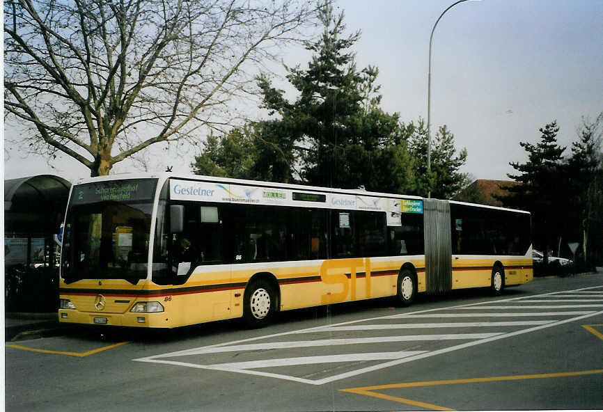 (091'716) - STI Thun - Nr. 86/BE 543'386 - Mercedes am 22. Januar 2007 in Thun, Zentrum Oberland