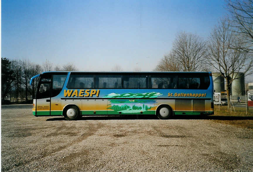 (091'829) - Waespi, St. Gallenkappel - SG 3795 - Setra am 4. Februar 2007 in Thun, Kleine Allmend