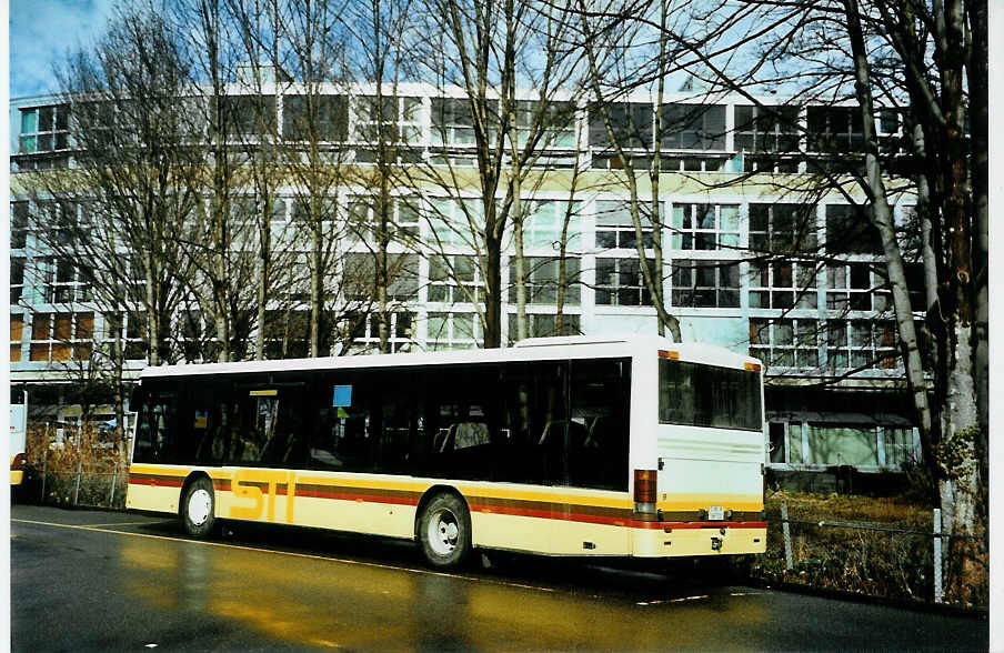 (092'411) - STI Thun - Nr. 9/BE 36'720 - Setra (ex AvH Heimenschwand Nr. 9) am 3. Mrz 2007 bei der Schifflndte Thun