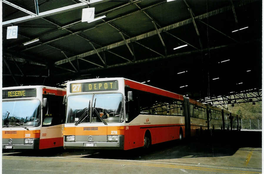 (092'828) - TPG Genve - Nr. 278/GE 96'069 - Mercedes am 17. Mrz 2007 in Genve, Dpt