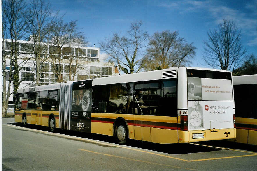 (093'011) - STI Thun - Nr. 90/BE 572'090 - MAN am 19. Mrz 2007 bei der Schifflndte Thun