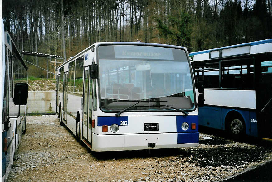 (093'422) - TL Lausanne - Nr. 382 - Van Hool am 25. Mrz 2007 in Safnern, BTR