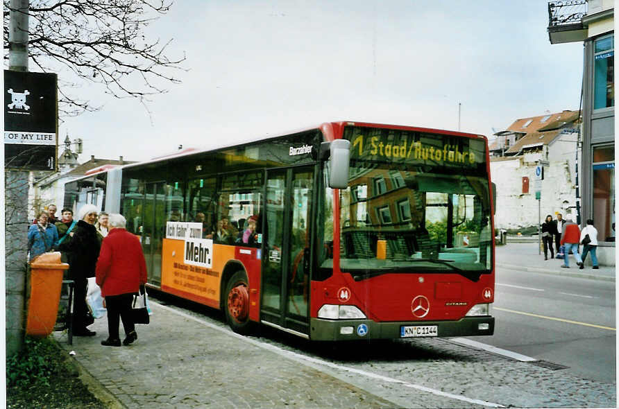 (093'508) - SWK Konstanz - Nr. 44/KN-C 1144 - Mercedes am 31. Mrz 2007 in Konstanz, Bodanplatz