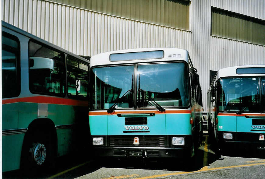 (093'804) - TPF Fribourg - Nr. 73 - Volvo/R&J (ex GFM Fribourg Nr. 73) am 9. April 2007 in Biel, Rattinbus