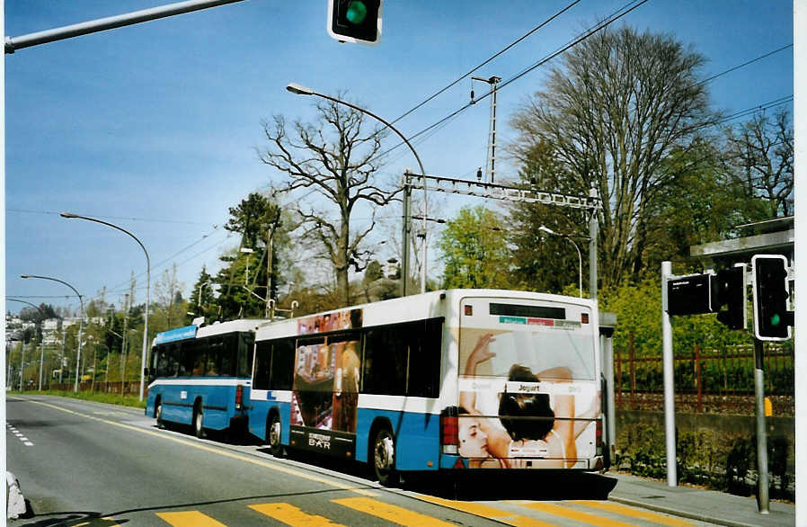 (093'835) - VBL Luzern - Nr. 315 - Lanz+Marti/Hess Personenanhnger am 13. April 2007 in Luzern, Verkehrshaus