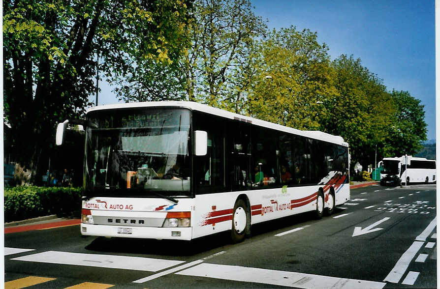 (093'925) - ARAG Ruswil - Nr. 18/LU 15'541 - Setra am 13. April 2007 beim Bahnhof Luzern