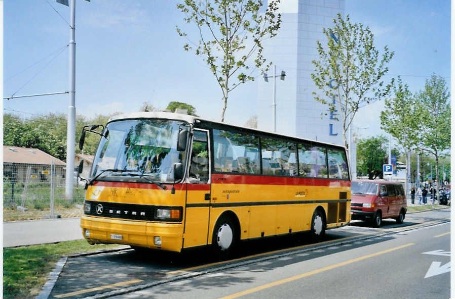 (094'201) - Autopostale, Muggio - TI 218'680 - Setra am 29. April 2007 in Bern, Guisanplatz