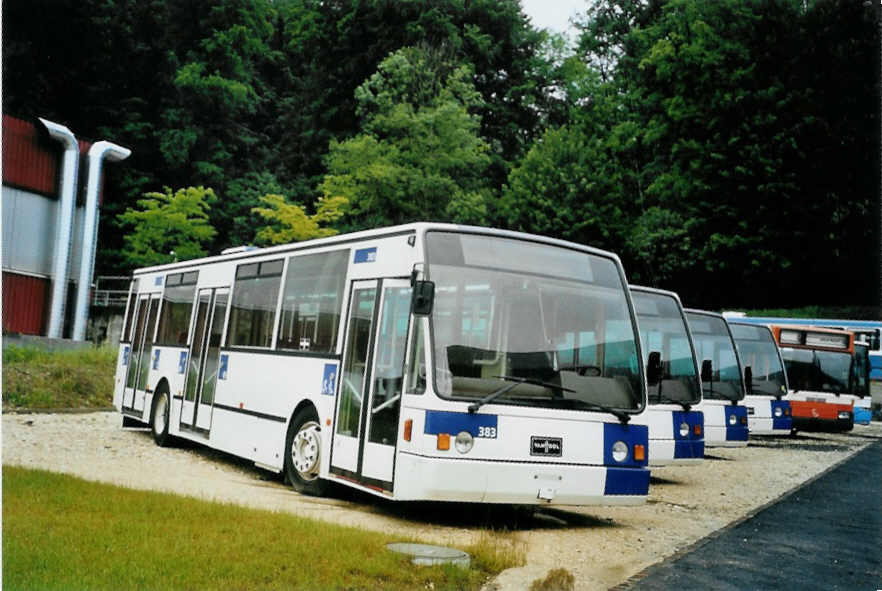 (094'525) - TL Lausanne - Nr. 383 - Van Hool am 17. Mai 2007 in Safnern, BTR