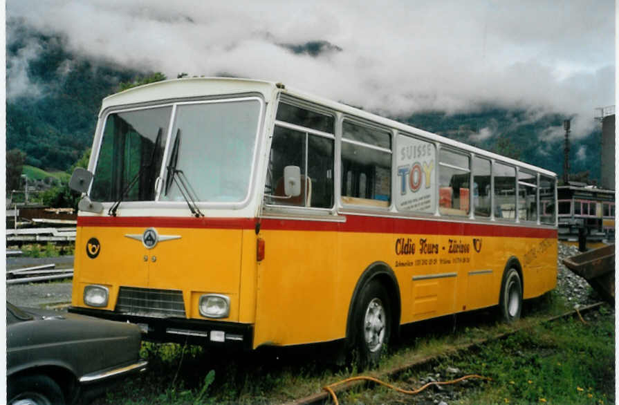 (095'220) - Oldie-Tours Zrisee, Wollerau - Saurer/Hess (ex Wohlgemuth, Hochwald) am 2. Juni 2007 in Nfels