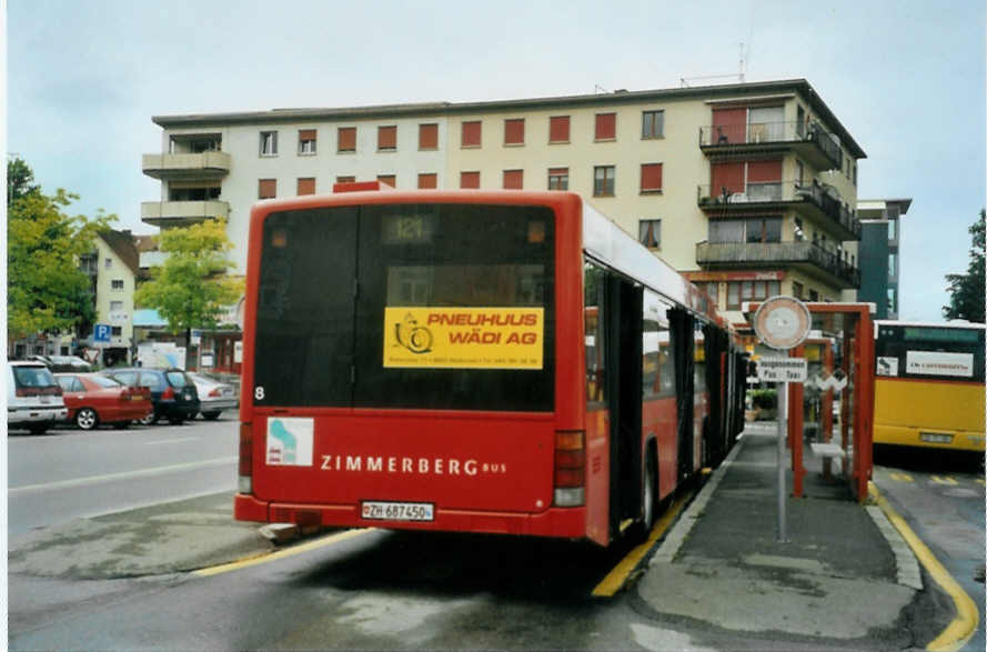 (095'229) - AHW Horgen - Nr. 8/ZH 687'450 - Volvo/Hess am 2. Juni 2007 beim Bahnhof Wdenswil