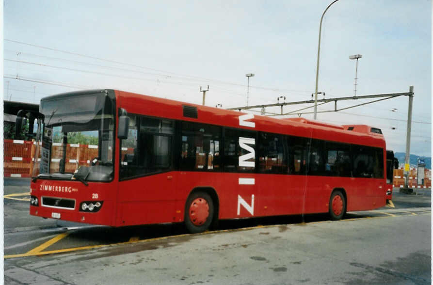 (095'232) - AHW Horgen - Nr. 28/ZH 63'371 - Volvo am 2. Juni 2007 beim Bahnhof Horgen