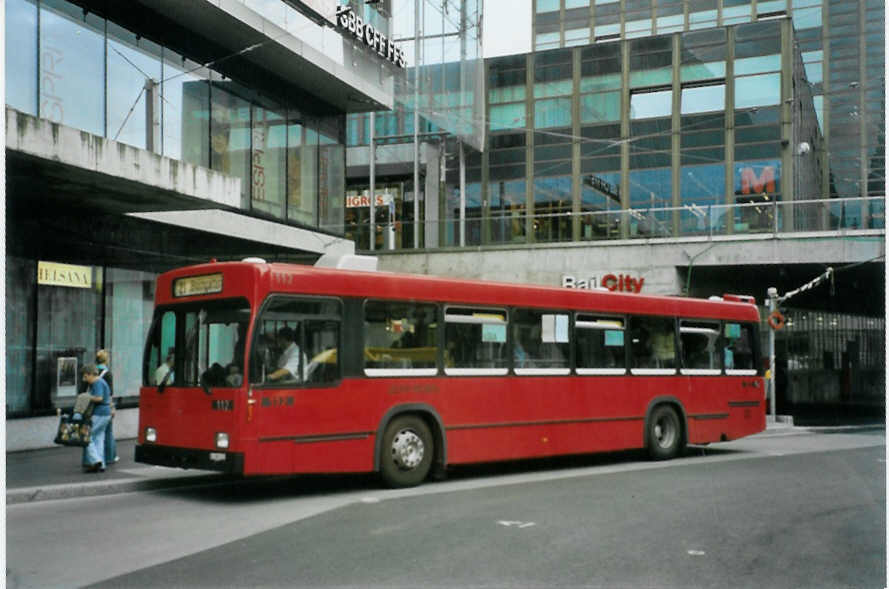 (095'315) - Bernmobil, Bern - Nr. 112/BE 500'112 - Volvo/R&J am 8. Juni 2007 beim Bahnhof Bern