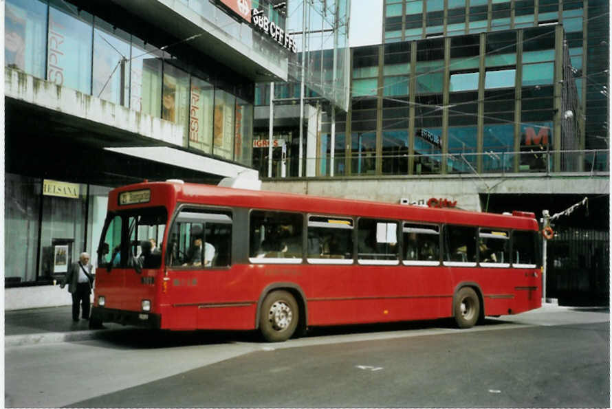 (095'318) - Bernmobil, Bern - Nr. 101/BE 500'101 - Volvo/R&J am 8. Juni 2007 beim Bahnhof Bern