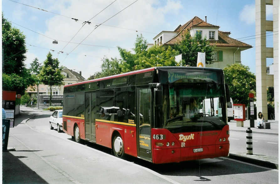 (095'406) - Dysli, Bern - Nr. 463/BE 483'463 - Neoplan am 8. Juni 2007 in Bmpliz, Post