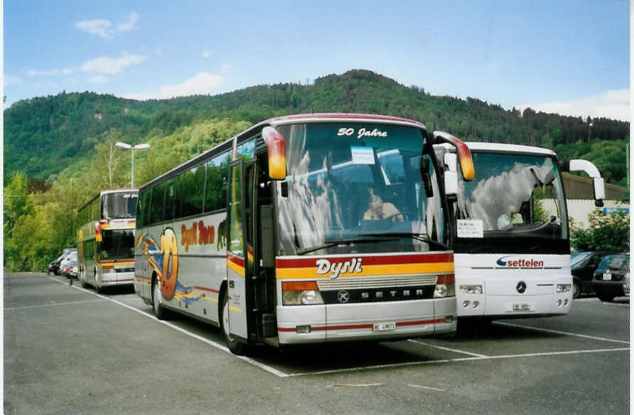 (095'433) - Dysli, Bern - Nr. 21/BE 49'871 - Setra (ex Fass, D-Wilhelmshaven) am 16. Juni 2007 in Thun, Seestrasse