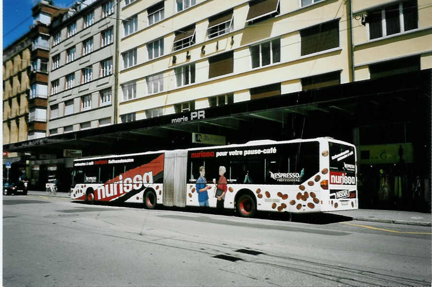 (095'936) - VB Biel - Nr. 148/BE 572'148 - Mercedes am 7. Juli 2007 beim Bahnhof Biel