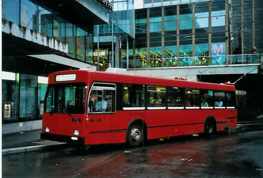 (096'605) - Bernmobil, Bern - Nr. 110/BE 500'110 - Volvo/R&J am 21. Juli 2007 beim Bahnhof Bern