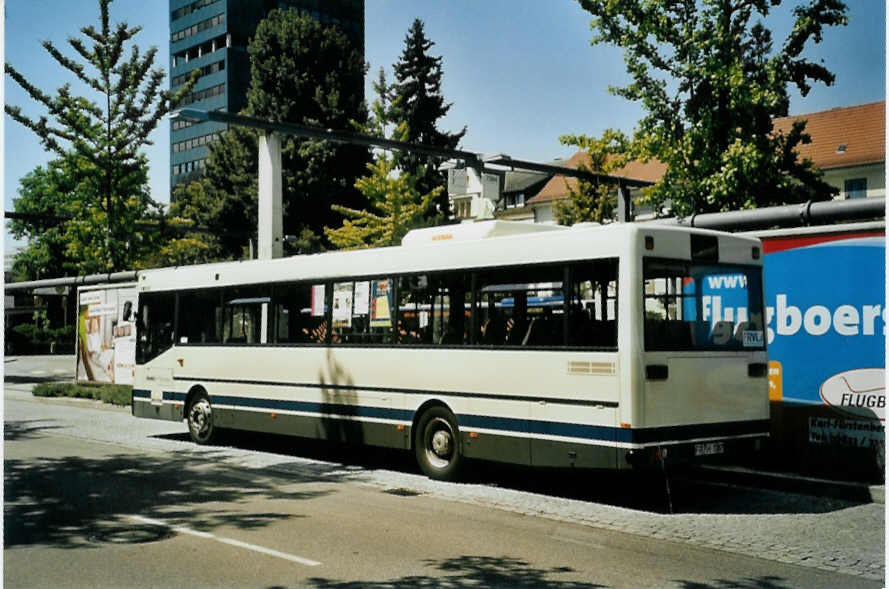 (097'112) - SWEG Lahr - FR-H 1387 - Mercedes am 6. August 2007 beim Bahnhof Lrrach