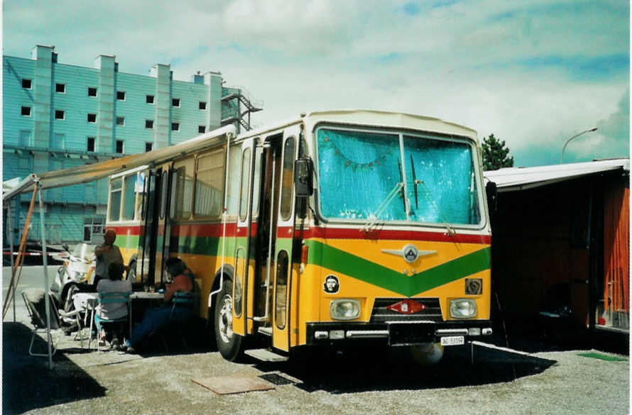 (097'235) - Aus der Schweiz: Wisler, Mhlau - AG 53'197 - Saurer/Hess (ex Flury, Balm) am 18. August 2007 in Schaan, Wohnbustreffen