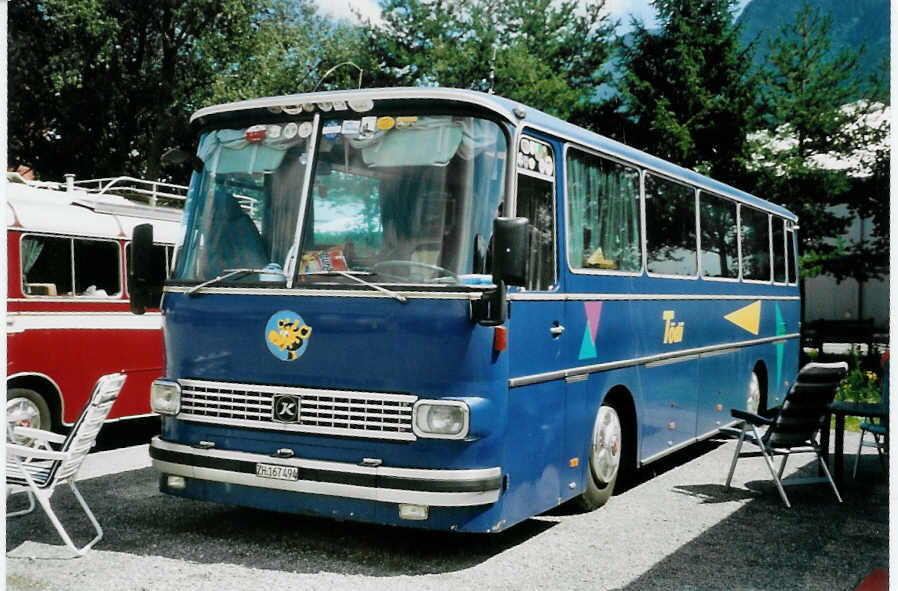 (097'323) - Aus der Schweiz: Camenisch, Dietlikon - ZH 167'494 - Setra am 18. August 2007 in Schaan, Wohnbustreffen