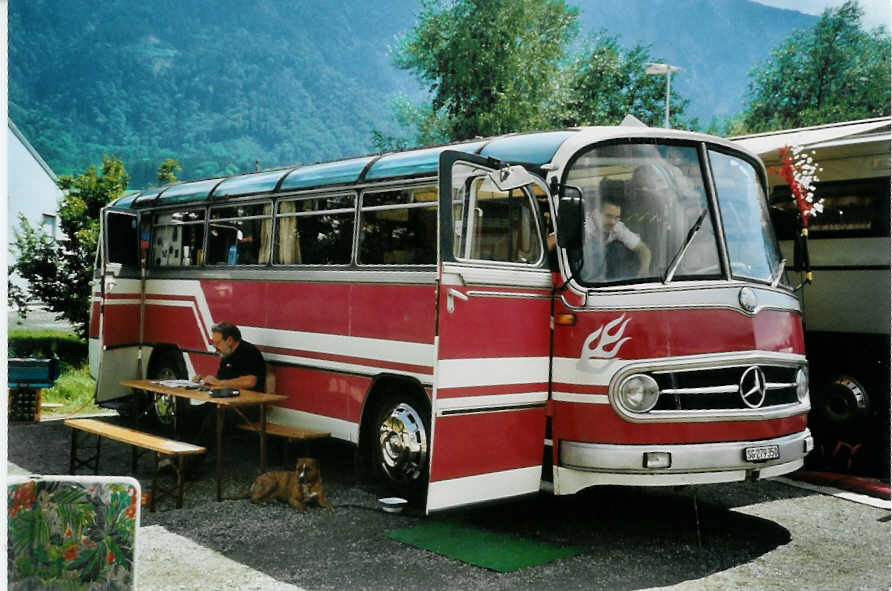 (097'325) - Aus der Schweiz: Wassersportverein, Flumserberg - SG 279'350 - Mercedes am 18. August 2007 in Schaan, Wohnbustreffen