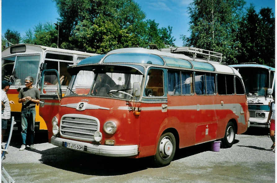 (097'334) - Aus Deutschland: ??? - RT-YS 60H - Setra am 18. August 2007 in Schaan, Wohnbustreffen