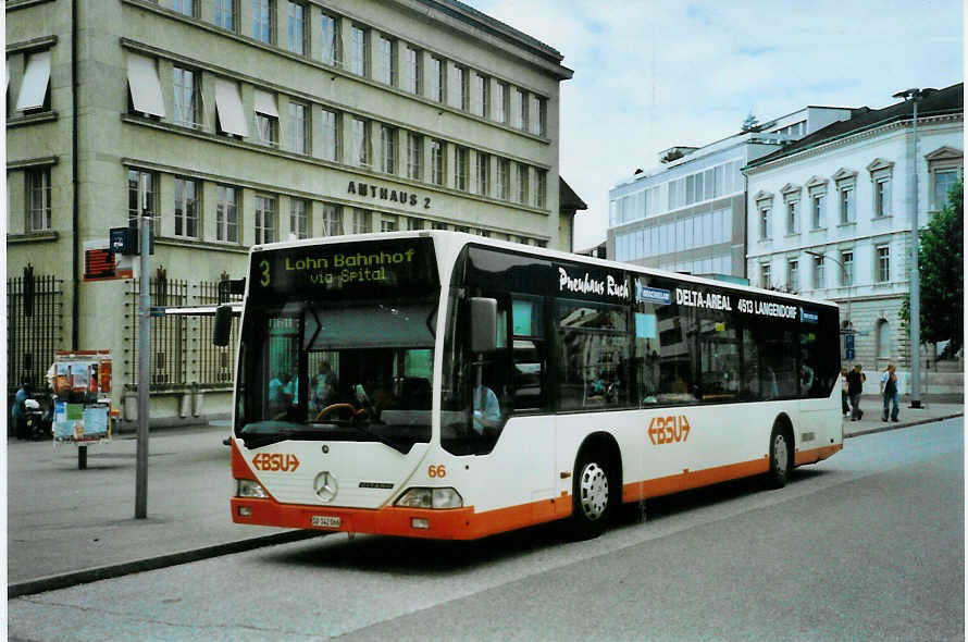 (098'321) - BSU Solothurn - Nr. 66/SO 142'066 - Mercedes am 1. September 2007 in Solothurn, Amthausplatz