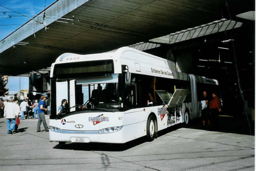 (098'621) - Knecht, Windisch - Nr. 67/AG 7999 - Solaris am 15. September 2007 in Winterthur, Depot Grzefeld 