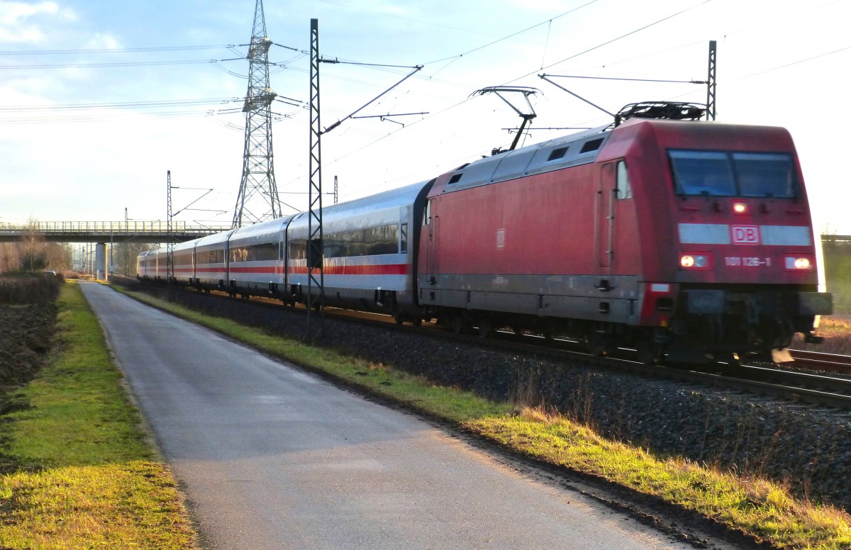 101 126-1 17.01.2014 zwischen Hallstadt und Breitengüßbach.