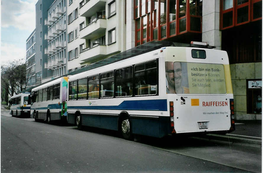 (101'317) - ZVB Zug - Nr. 410/ZG 82'550 - Lanz+Marti/Hess Personenanhnger (ex Nr. 110) am 26. November 2007 beim Bahnhof Zug