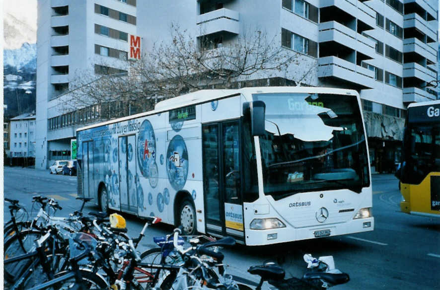 (101'927) - PostAuto Wallis - VS 241'962 - Mercedes am 16. Dezember 2007 beim Bahnhof Brig