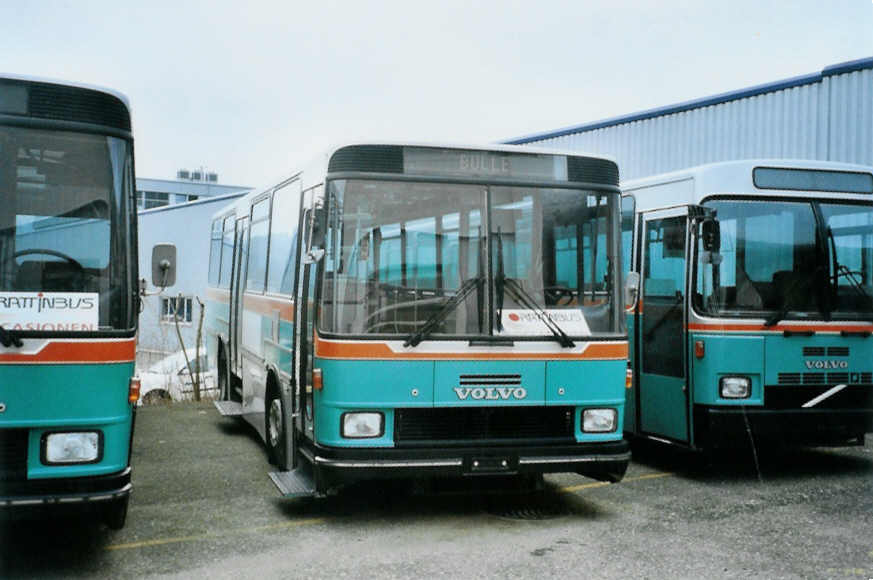 (102'019) - TPF Fribourg - Nr. 32 - Volvo/Hess (ex GFM Fribourg Nr. 32) am 22. Dezember 2007 in Biel, Rattinbus