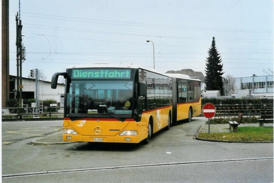 (102'401) - Cars Alpin Neff, Arbon - Nr. 9/TG 67'500 - Mercedes am 23. Dezember 2007 beim Bahnhof Arbon