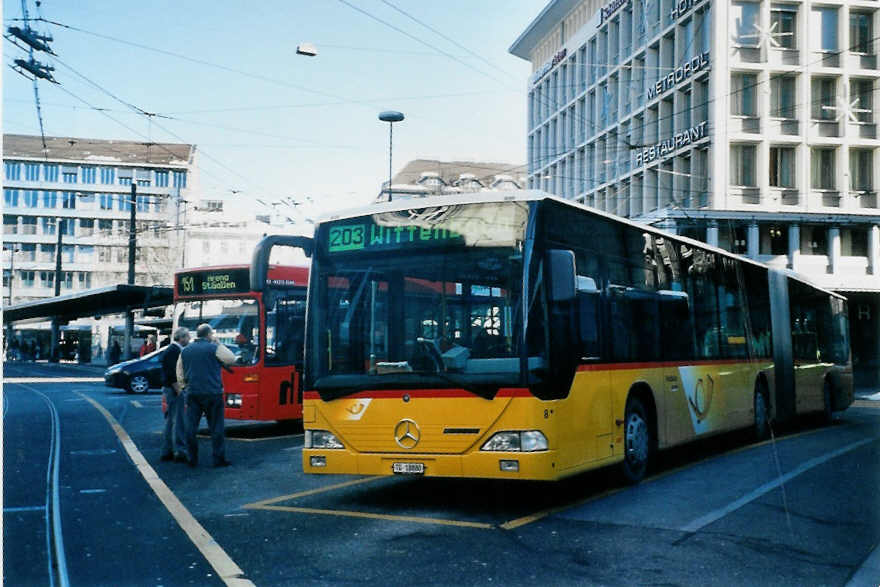 (102'604) - Cars Alpin Neff, Arbon - Nr. 8/TG 18'880 - Mercedes am 29. Dezember 2007 beim Bahnhof St. Gallen