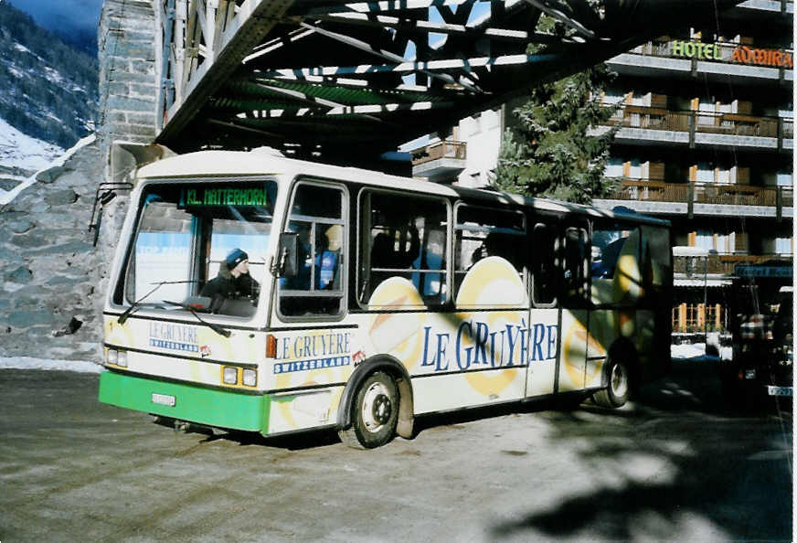 (102'712) - OBZ Zermatt - Nr. 1/VS 133'504 - Vetter am 30. Dezember 2007 in Zermatt, Getwing Brcke