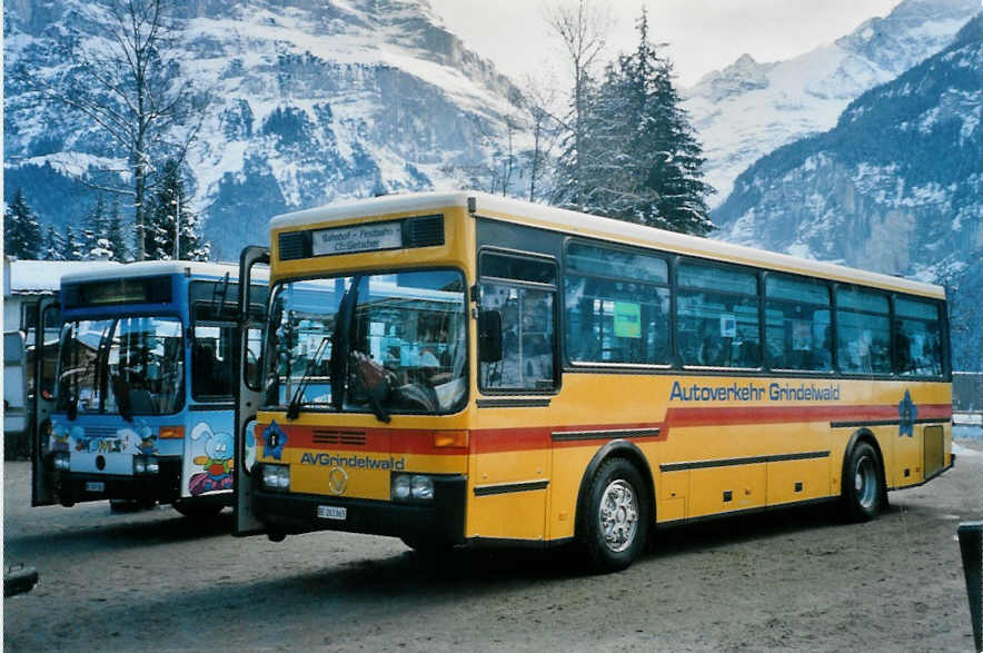 (102'911) - AVG Grindelwald - Nr. 11/BE 261'865 - Vetter am 2. Januar 2008 beim Bahnhof Grindelwald