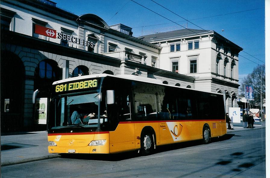 (103'802) - Steiger, Schlatt - ZH 21'005 - Mercedes am 28. Januar 2008 beim Hauptbahnhof Winterthur