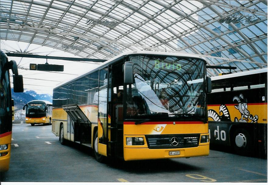 (103'936) - Demarmels, Salouf - GR 43'393 - Mercedes am 4. Februar 2008 in Chur, Postautostation