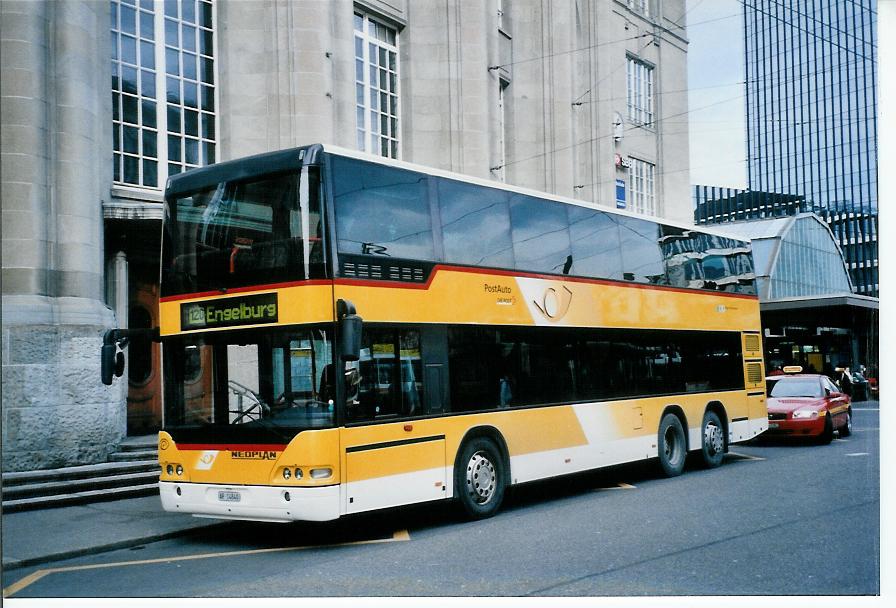 (104'027) - PostAuto Ostschweiz - AR 14'840 - Neoplan (ex P 27'018) am 4. Februar 2008 beim Bahnhof St. Gallen