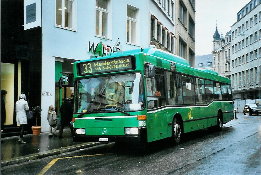 (104'612) - BVB Basel - Nr. 806/BS 2806 - Mercedes am 20. Februar 2008 in Basel, Schifflnde