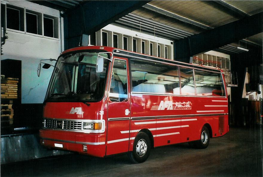 (104'620) - AFA Adelboden - Nr. 31/BE 26'774 - Setra (ex Nr. 10; ex Frhlich, Zrich) am 24. Februar 2008 im Autobahnhof Adelboden