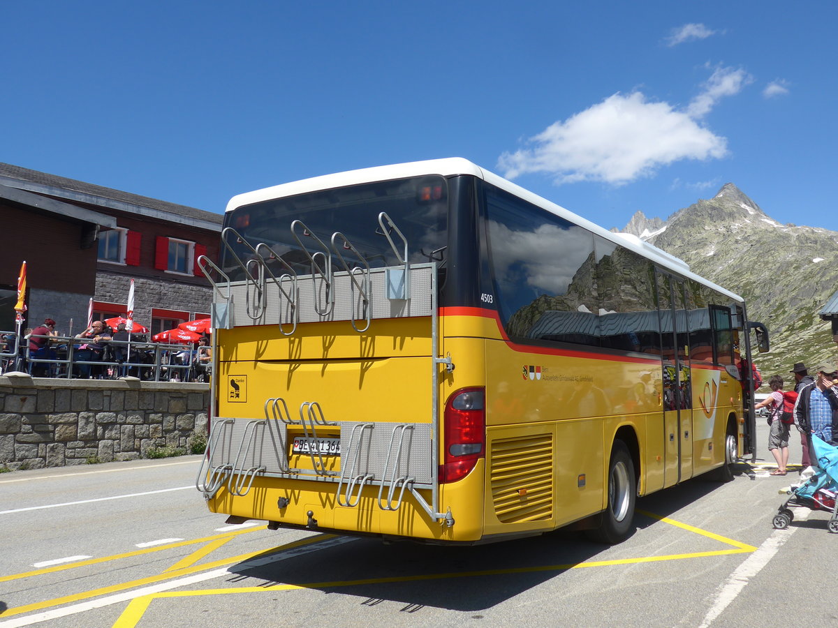 (105'304) - AVG Meiringen - Nr. 64/BE 401'364 - Setra am 29. Juli 2018 in Grimsel, Passhhe