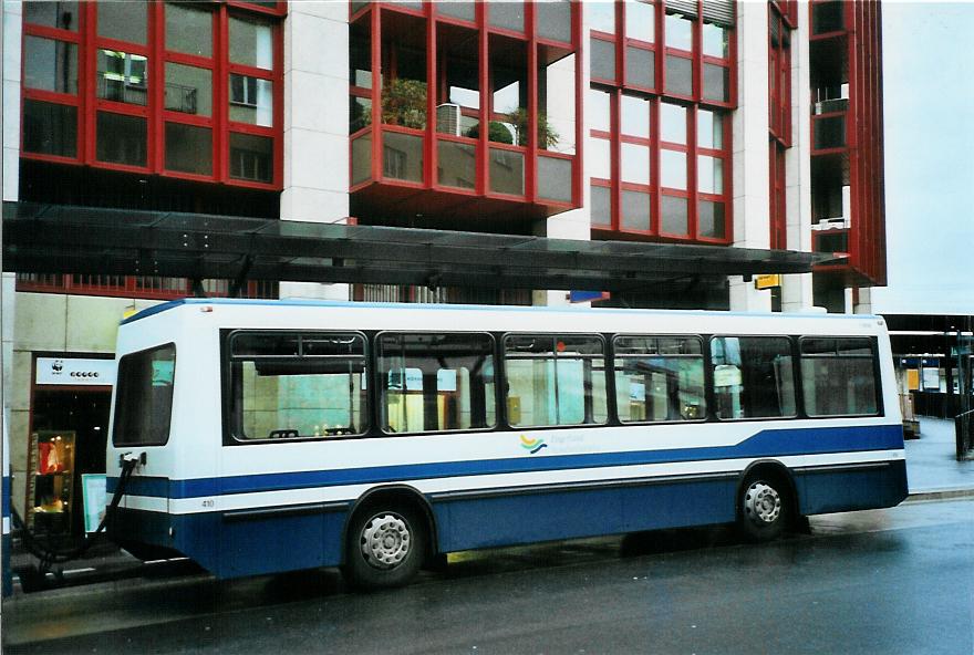 (105'315) - ZVB Zug - Nr. 410/ZG 82'550 - Lanz+Marti/Hess Personenanhnger (ex Nr. 110) am 17. Mrz 2008 beim Bahnhof Zug