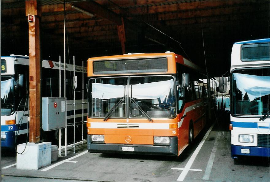 (105'711) - ZVB Zug - Nr. 75/ZG 46'075 - Mercedes/Hess am 23. Mrz 2008 in Zug, Garage