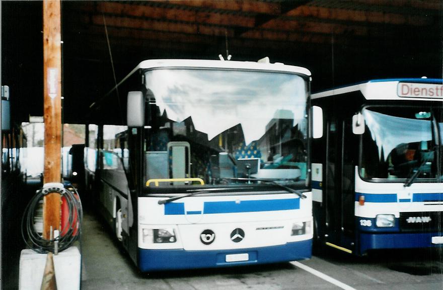 (105'714) - ZVB Zug - Nr. 159/ZG 51'159 - Mercedes (ex Nr. 59) am 23. Mrz 2008 in Zug, Garage